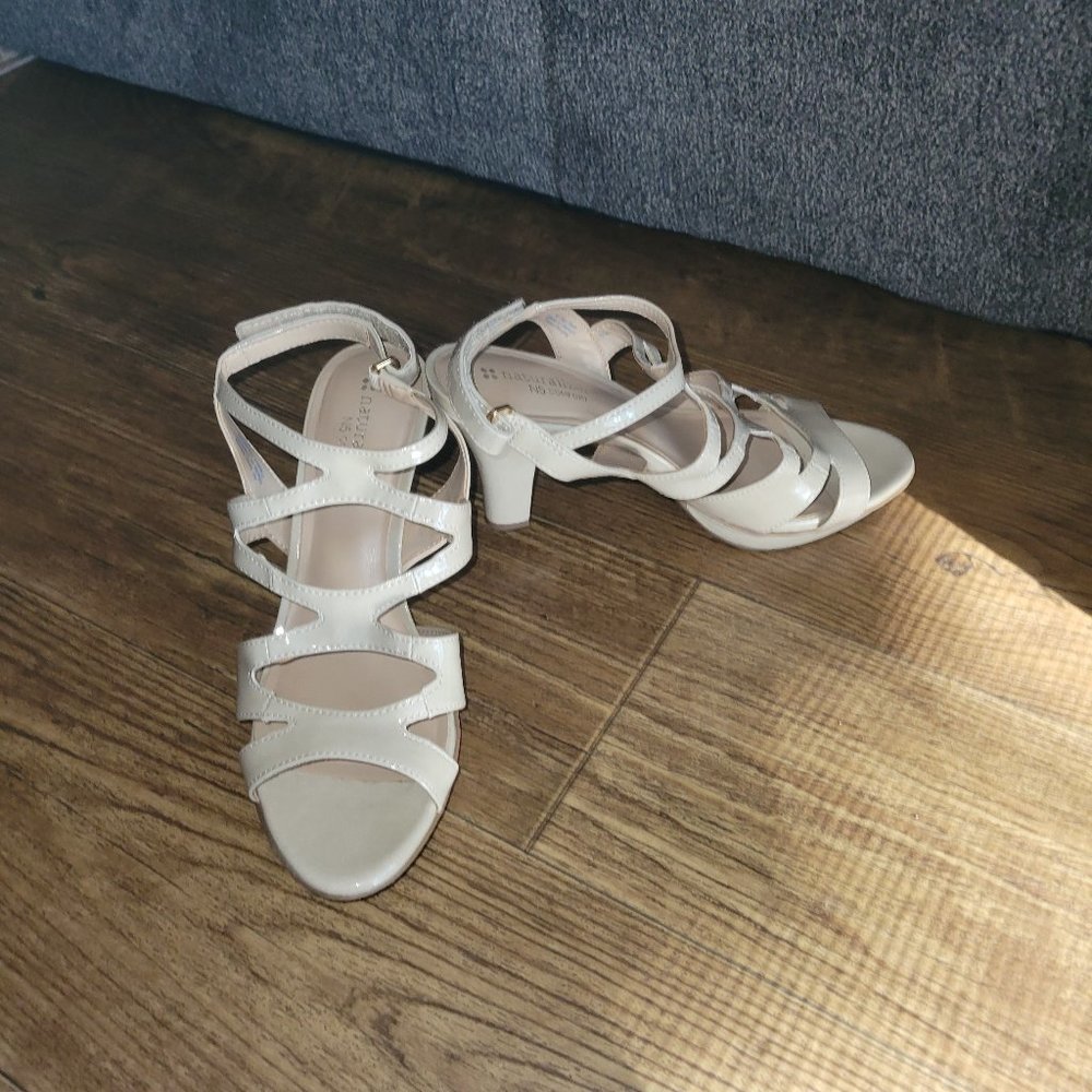 Naturalizer Beige High Heel Sandal